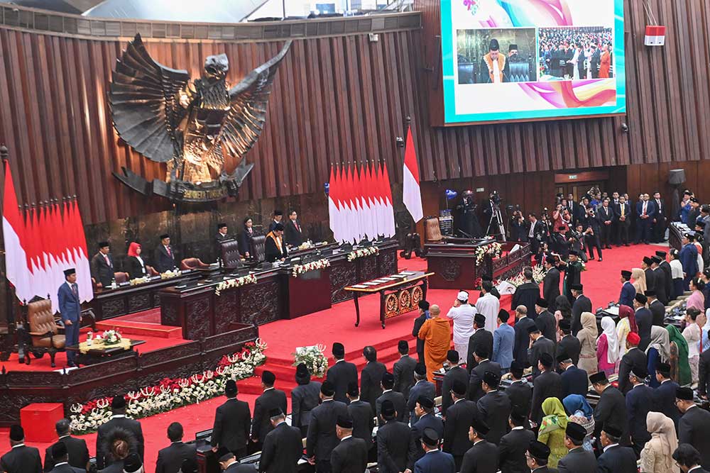  Pelantikan dan Pengambilan Sumpah Jabatan Anggota DPR dan DPD Masa Bakti 2024-2029