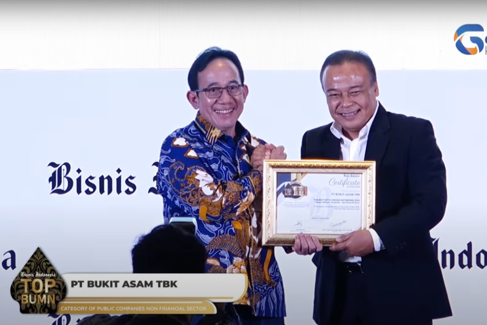  Bukit Asam (PTBA) Raih TOP BUMN Awards 2024 Sektor Non-Keuangan