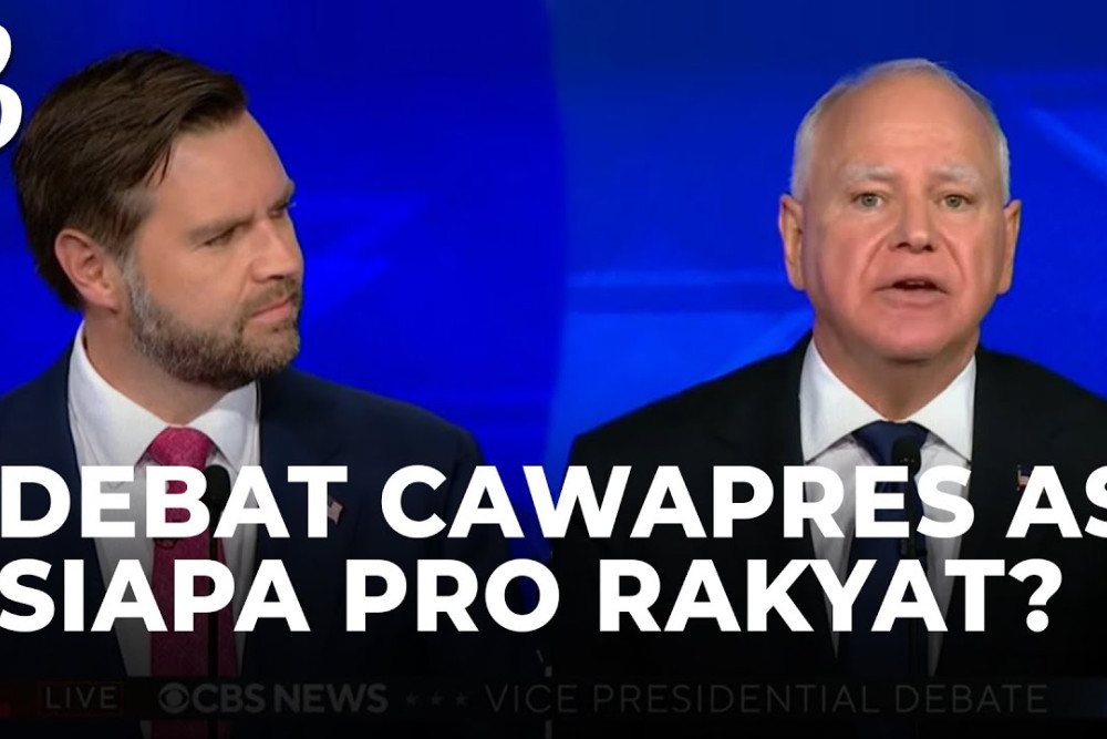  Panas! Saling Tuduh Tim Walz vs JD Vance di Debat Cawapres AS