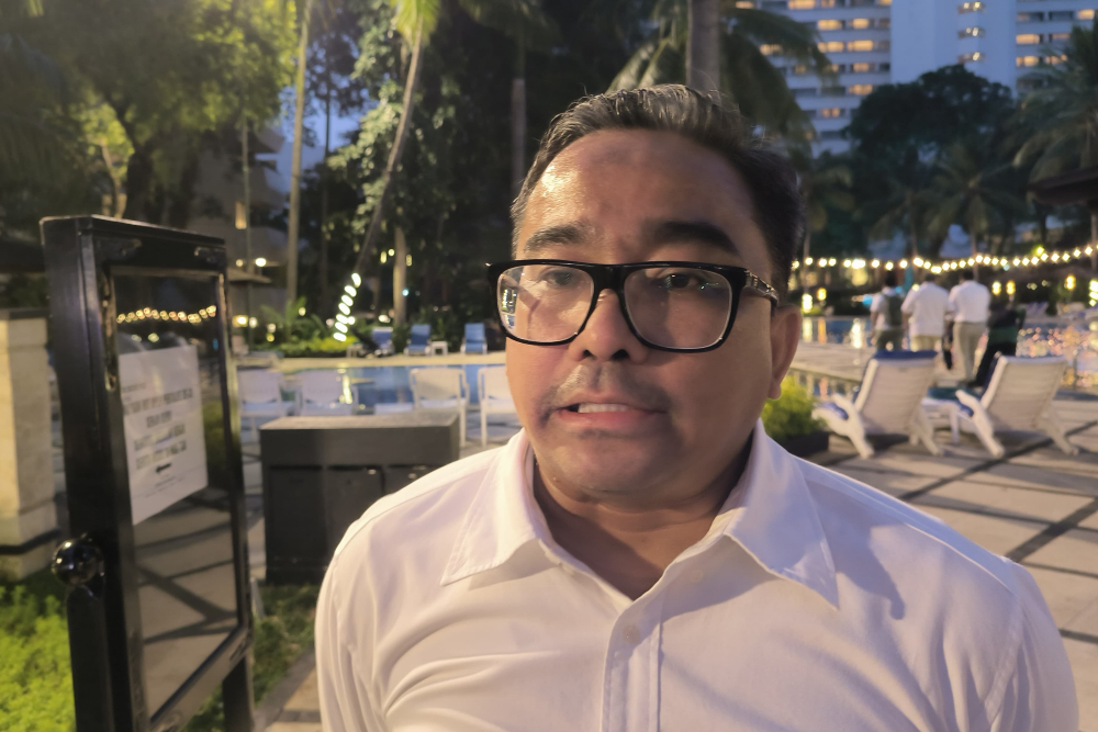Pelaksana Tugas Pengurus Business & Quality Asurance DPLK PertaLife, Deny Kurniawan saat ditemui di Jakarta, Kamis (19/9/2024). / Bisnis-Akbar Maulana