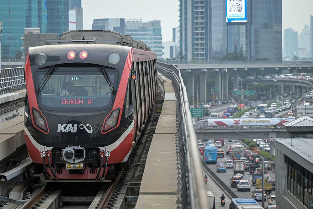  Jumlah Penumpang LRT Jabodebek Pada Kuartal III 2024 Mencapai 5,97 Juta Orang