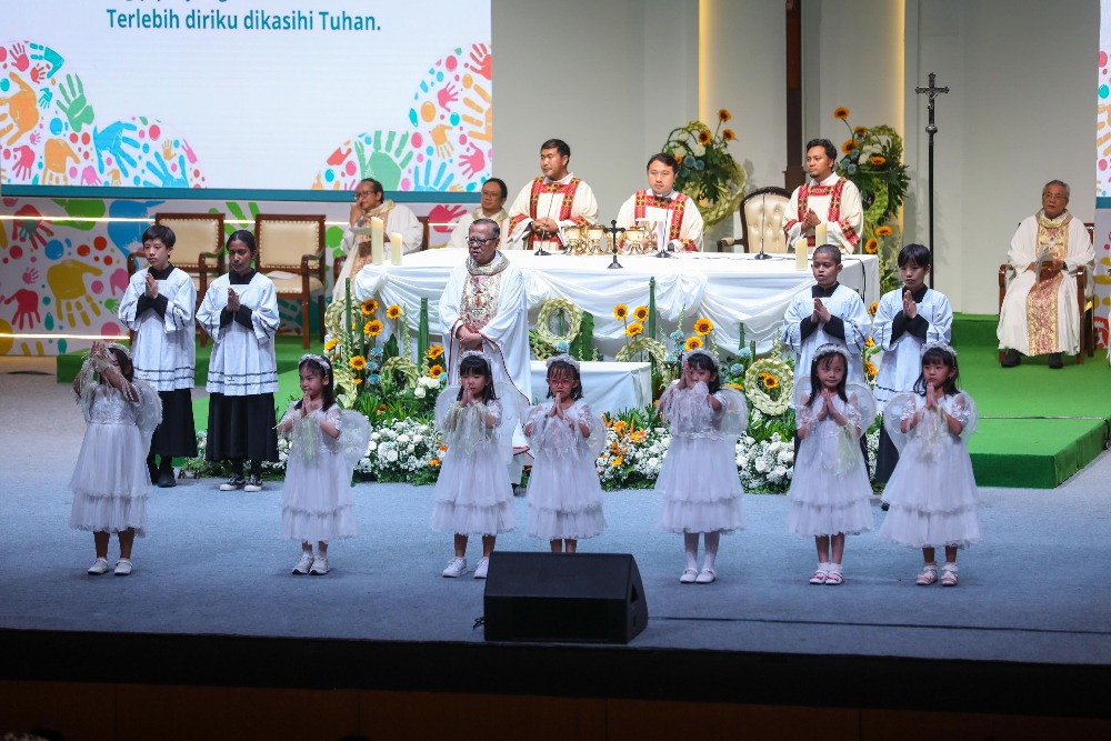  Ribuan Anak Ramaikan Hari Anak KAJ 2024, Rayakan Kebahagiaan Bersama