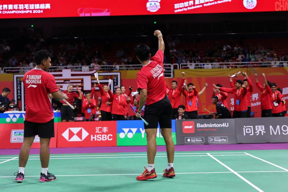 Hasil Final Piala Suhandinata 2024, Tim Bulu Tangkis Indonesia Juara!/PBSI