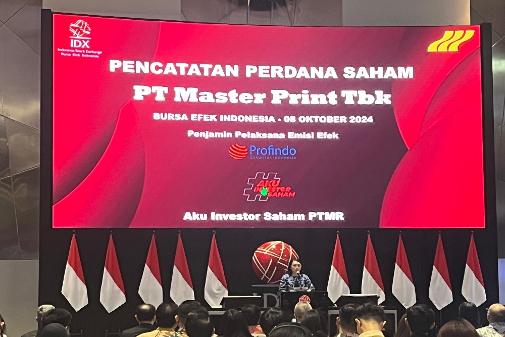  Saham Emiten Baru Master Print (PTMR) Tancap Gas Naik 12,50%