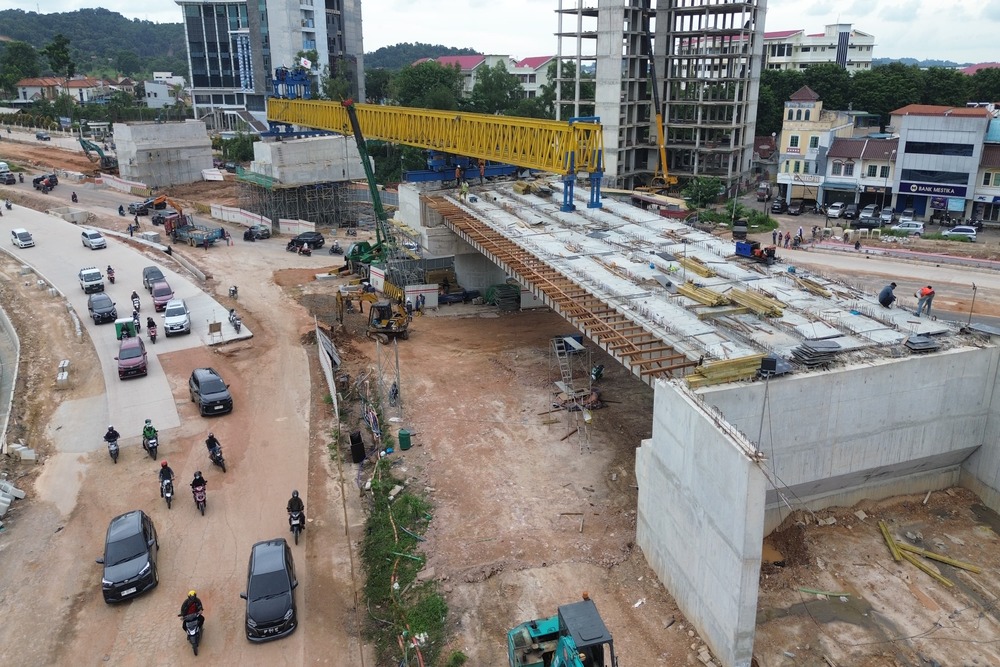  Pembangunan Flyover Sei Ladi Sudah 70%, Ditargetkan Selesai Akhir Tahun