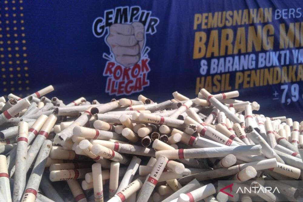  Operasi Rokok Ilegal di Kudus, 597.450 Batang Disita