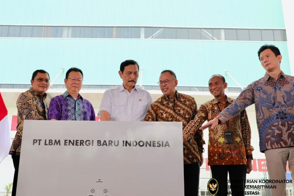  Resmikan Pabrik LFP, Luhut Pede RI Penuhi Kebutuhan Baterai EV Dunia