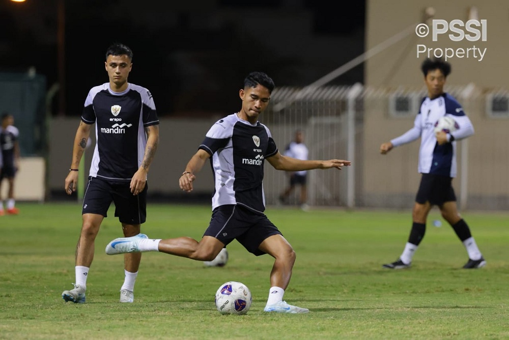  Bahrain vs Indonesia: Skuad Komplet, Garuda Geber Latihan Conditioning