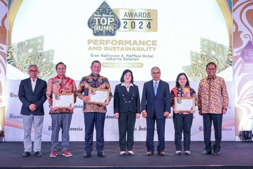  Dirut BRI Jadi Best CEO, BRI Raih 3 Penghargaan di TOP BUMN Awards 2024