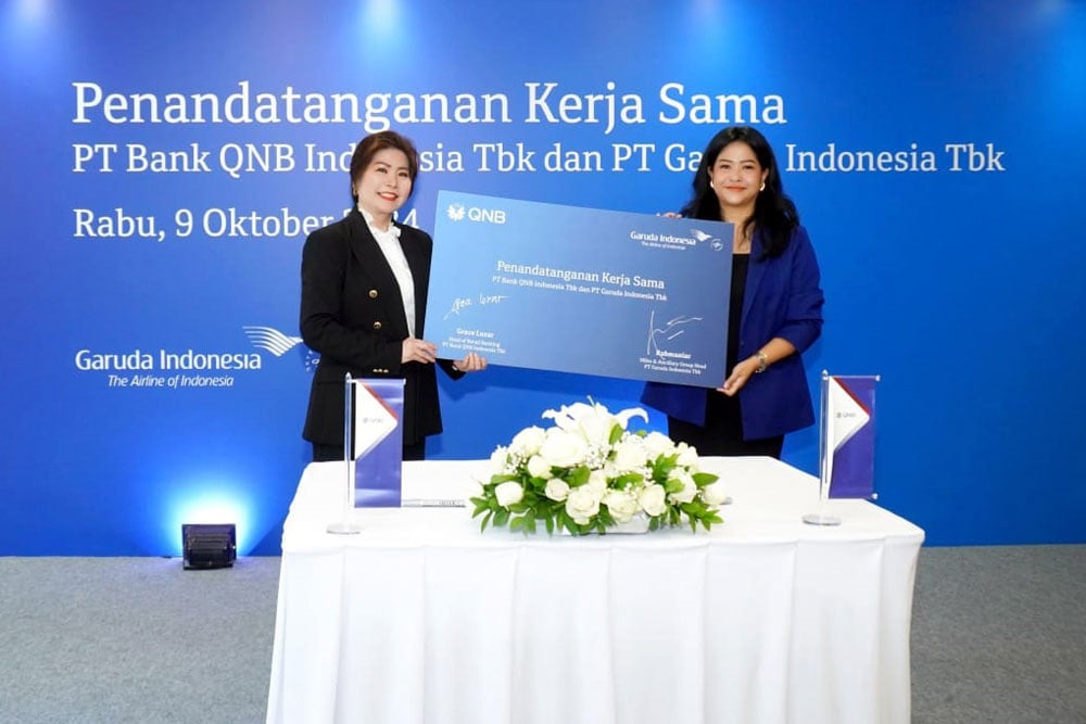  Kerja Sama Bank QNB Indonesia Dengan Garuda Indonesia