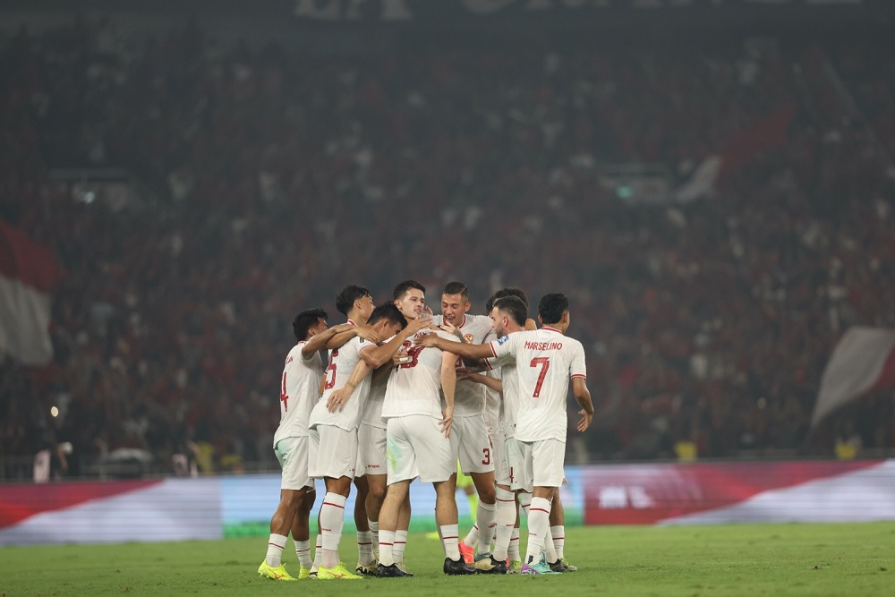 Skuad Timnas Indonesia saat menghadapi Filipina di Kualifikasi Piala Dunia 2026 zona Asia / PSSI