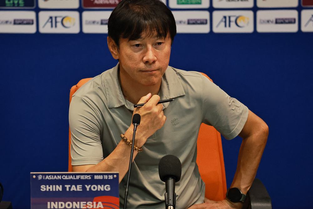 Pelatih timnas Indonesia, Shin Tae Yong/ Reuters-Stringer