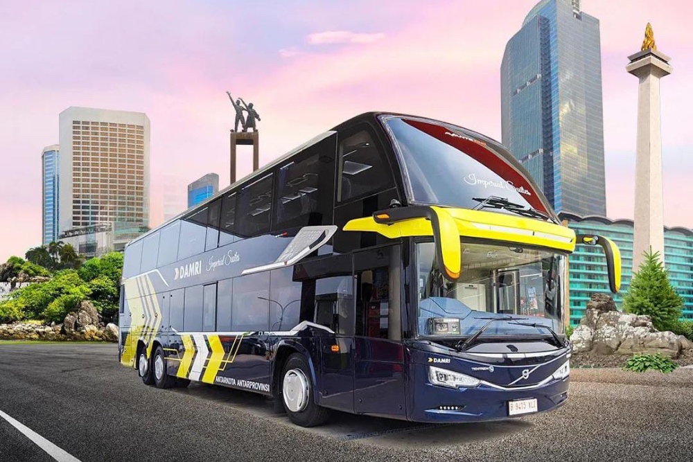 Damri Double Decker. / instagram Damri Indonesia