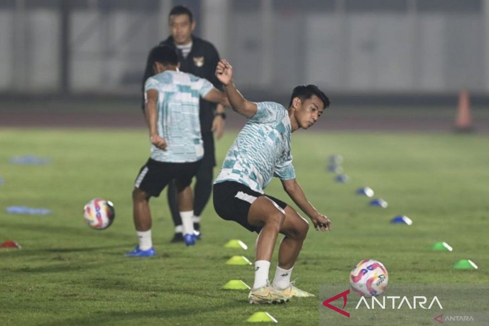 Daftar susunan pemain Bahrain vs Timnas Indonesia, Malik Risaldi jadi starter / Antara