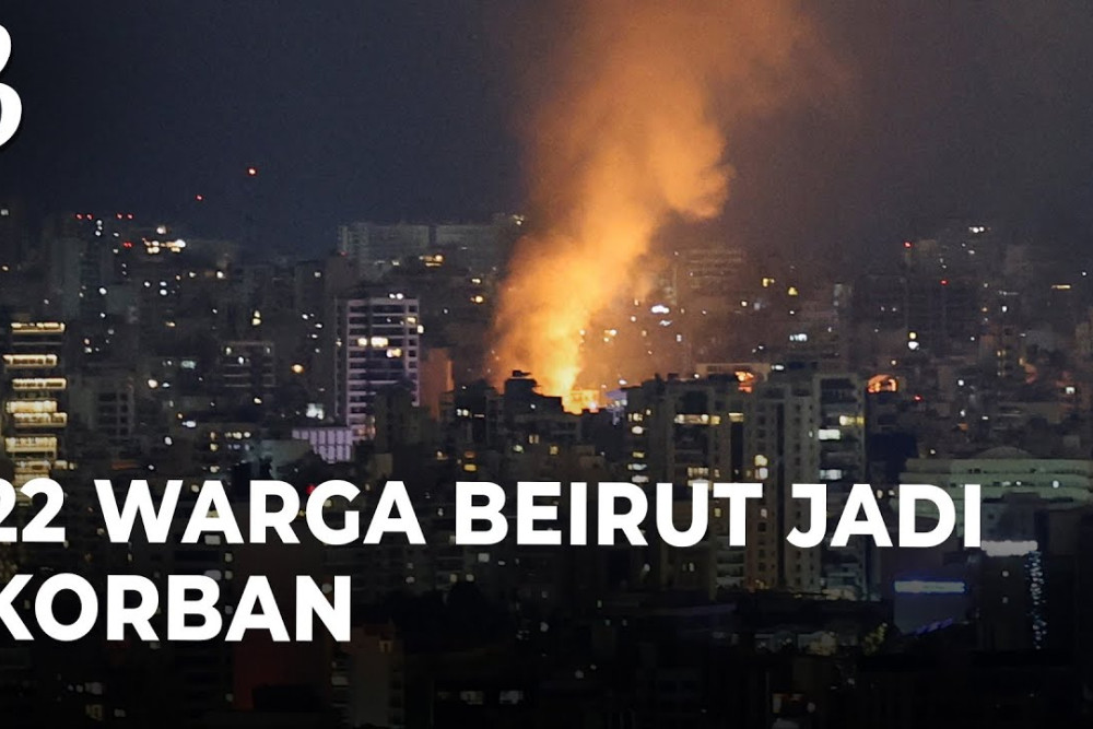  Ganas! Israel Beri Hujan Rudal di Beirut Tanpa Peringatan