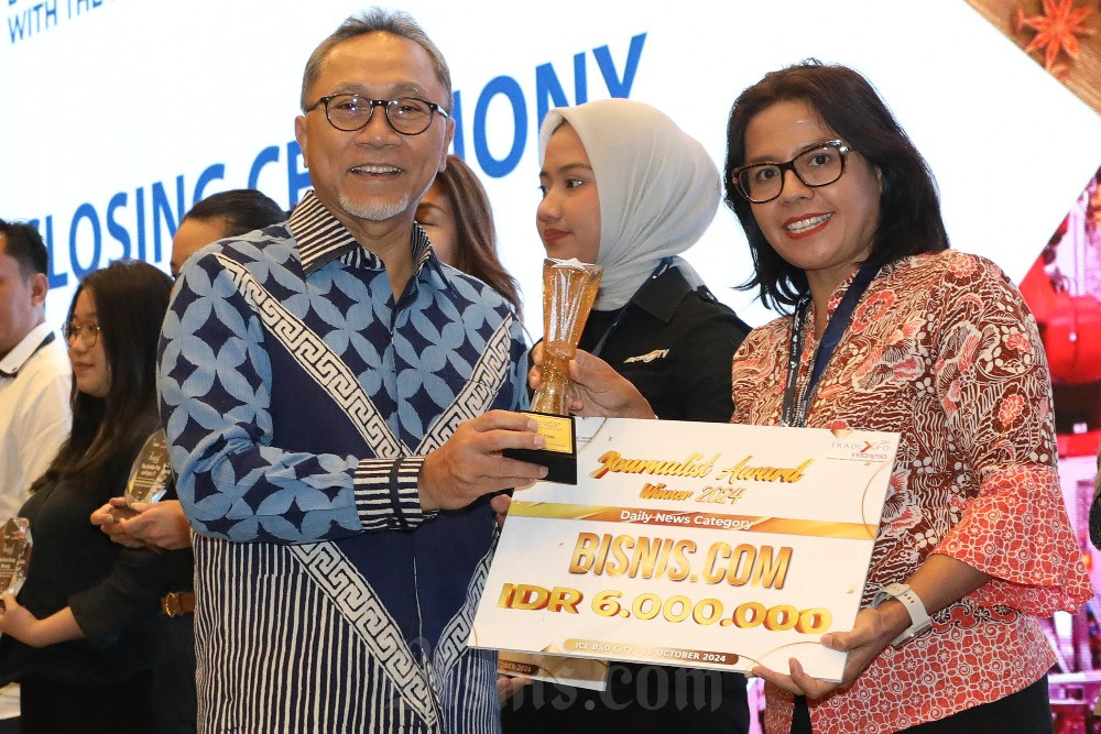  Bisnis.com Raih Journalist Award Winner 2024 Kategori Daily News