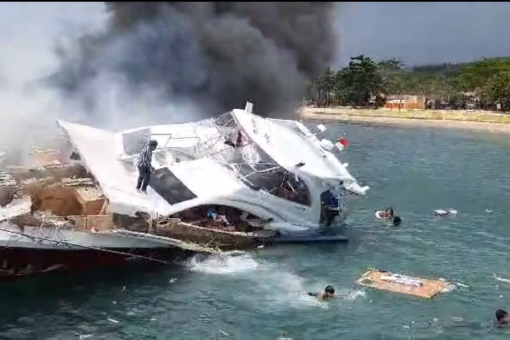  Kronologi Kebakaran Speedboat Rombongan Cagub Maluku Utara Benny Laos