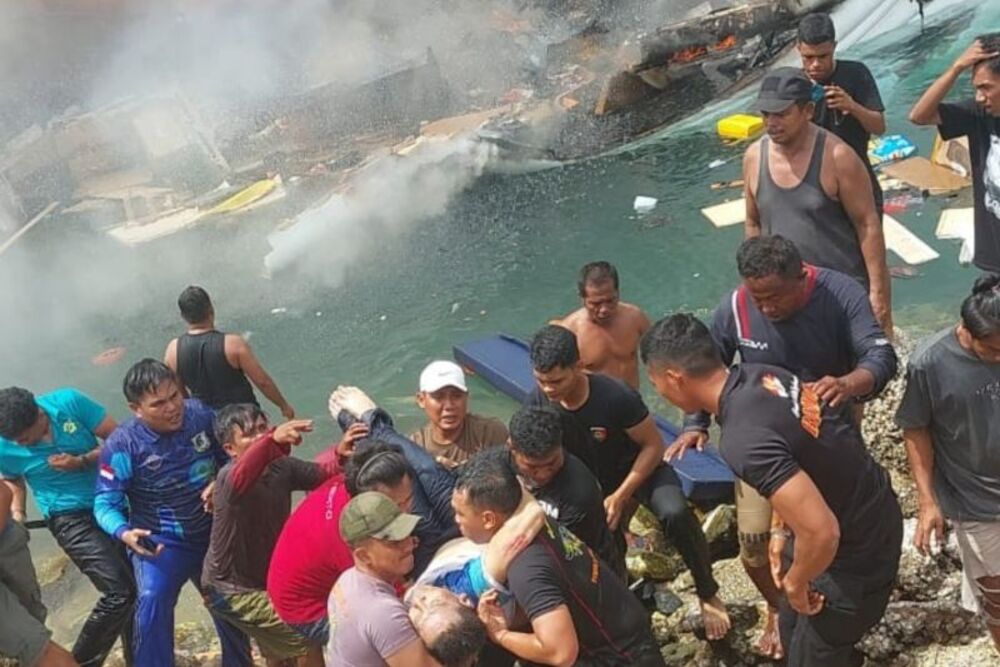  Speedboad Calon Gubernur Maluku Utara Terbakar, Lima Orang Meninggal