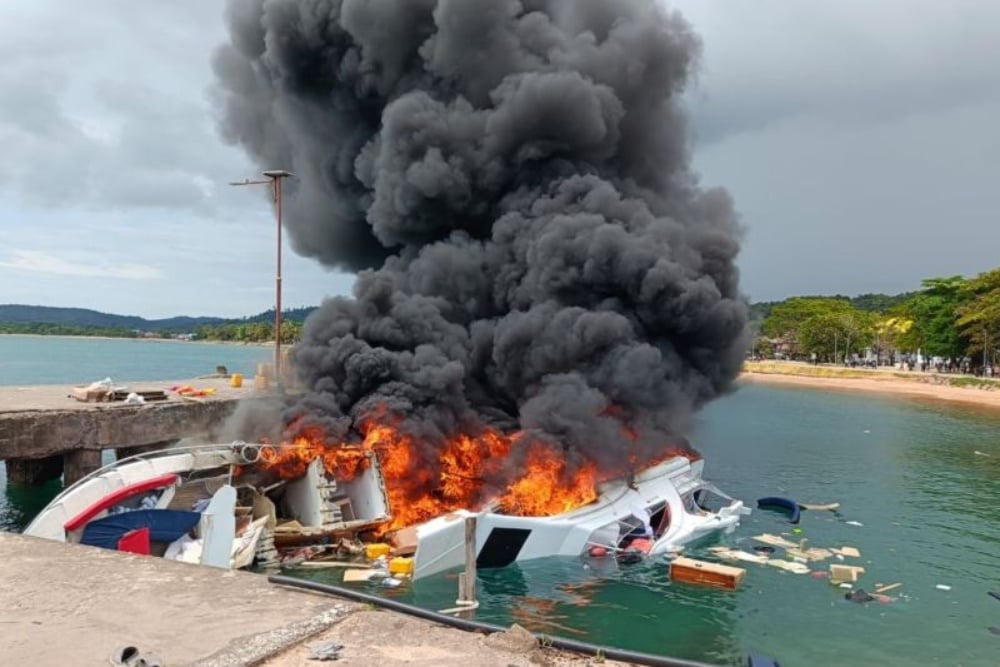  Ternyata Ini Penyebab Speedboat Meledak yang Tewaskan Cagub Maluku Utara Benny Laos