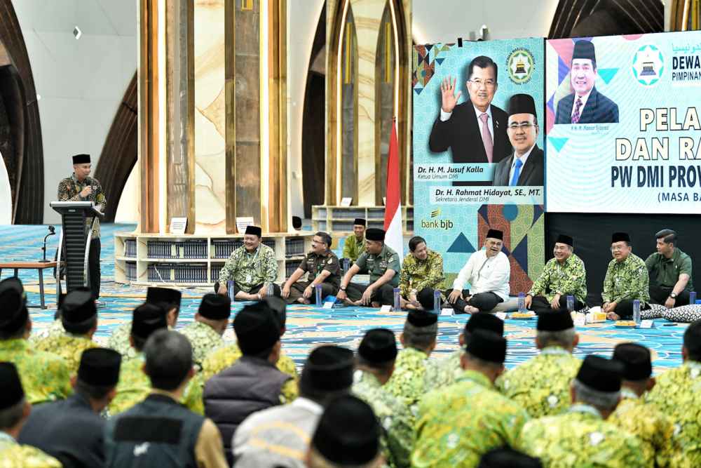  Saat Pj Gubernur Jabar Singgung "Parahnya" Judi Online di Depan Jusuf Kalla