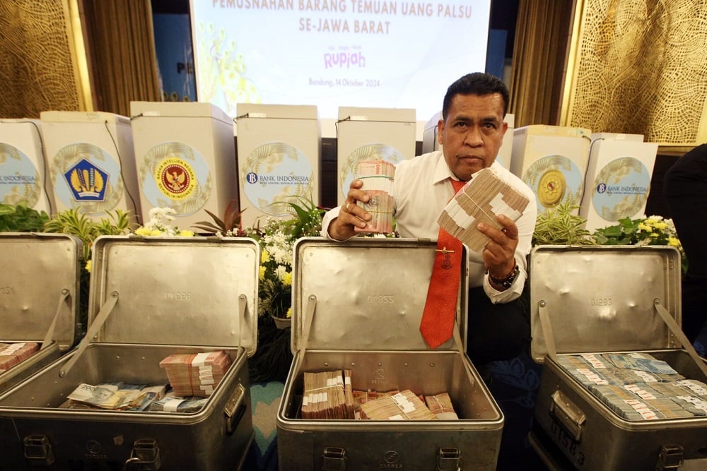  Bank Indonesia Jabar Musnahkan 93.967 Lembar Upal, Terbanyak Beredar di Bandung Raya