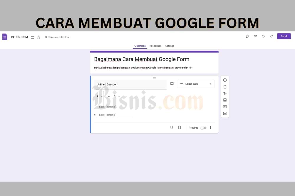  Cara Membuat Kuesioner di Google Form via HP dan Laptop