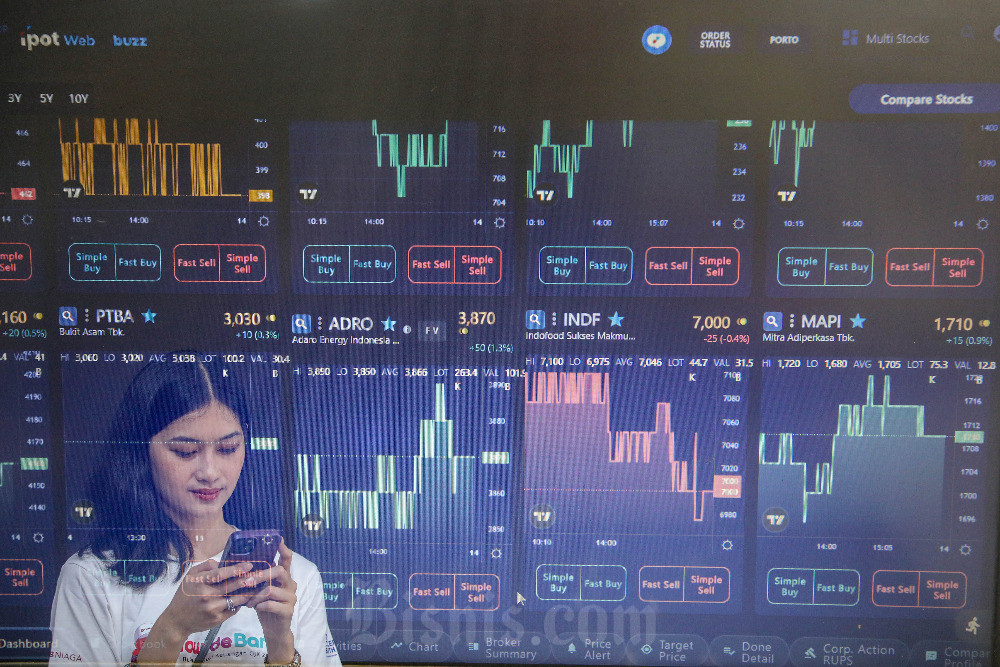  IHSG Dibuka Menguat, Saham BUMI, BRMS, GOTO Naik ke Zona Hijau