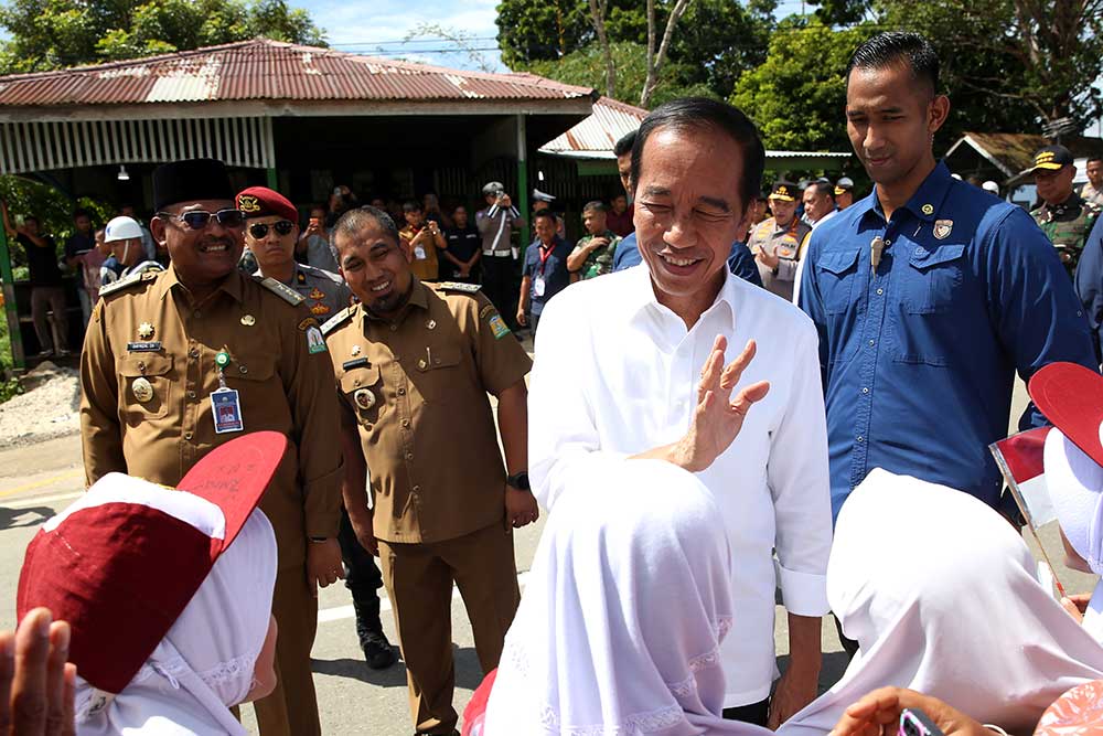  Presiden Joko Widodo Resmikan Jalan Inpres di Aceh