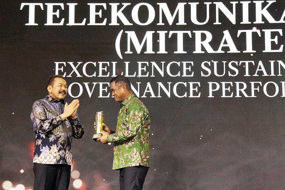  Miratel Terima CGC Award Kategori Excellence Sustainability Governance Performance