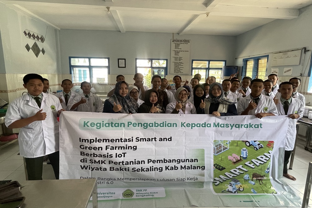  UB Dukung Siswa SMK lewat Inovasi Ternak dan Smart Farming