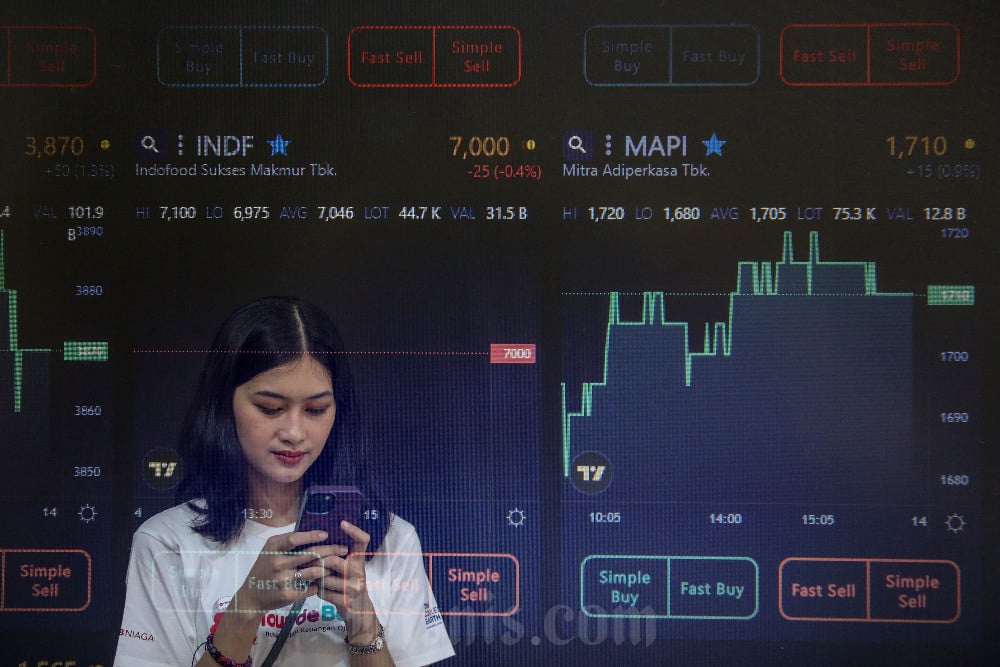  IHSG Sesi I Menguat Tipis ke 7.627, Saham BMRI, BBRI & BBCA Paling Laris