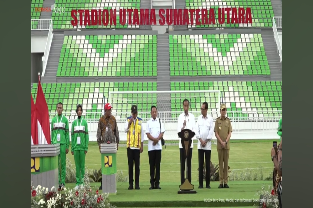  Soal Stadion Utama Sumatra Utara, Ini Pesan Jokowi ke Pemprov Sumut