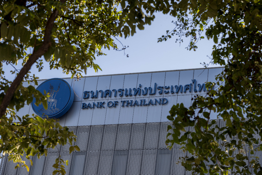 Gedung Bank of Thailand, bank sentral Negeri Gajah Putih yang berlokasi di Bangkok, Thailand. / Bloomberg-Andre Malerba