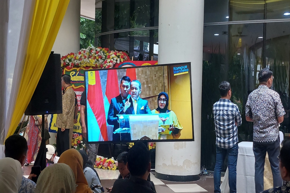  Ma'ruf Amin, JK hingga Surya Paloh Hadiri Sidang Doktoral Bahlil di UI