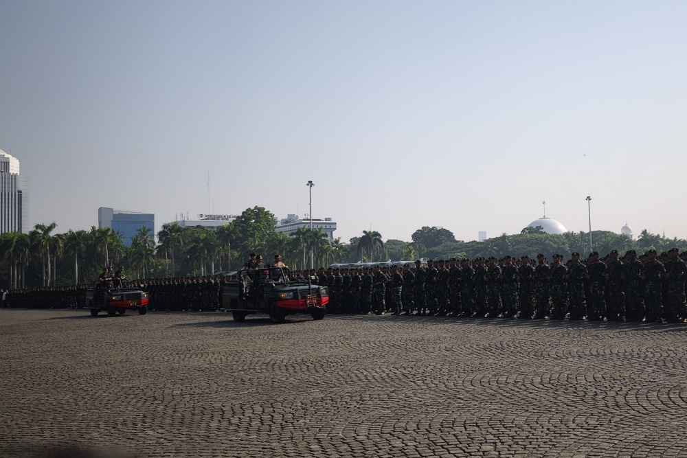  TNI-Polri Terjunkan 115.000 Personel untuk Kawal Pelantikan Prabowo-Gibran