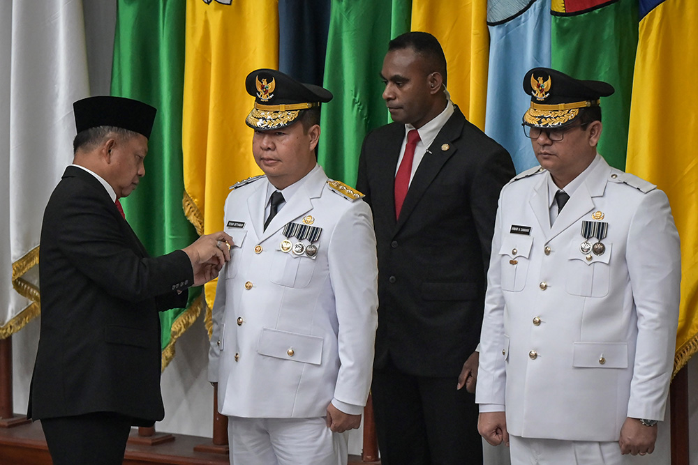  Pelantikan Pj Gubernur DKI Jakarta dan Papua Tengah