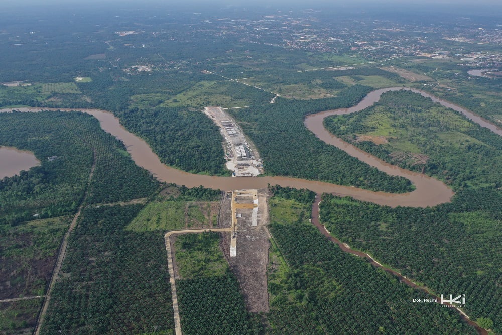  Progres Tol Trans Sumatra Ruas Pekanbaru-Rengat Capai 30%