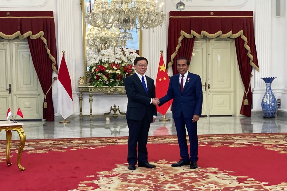  Presiden Jokowi Terima Wapres China Han Zheng Jelang Pelantikan Prabowo-Gibran