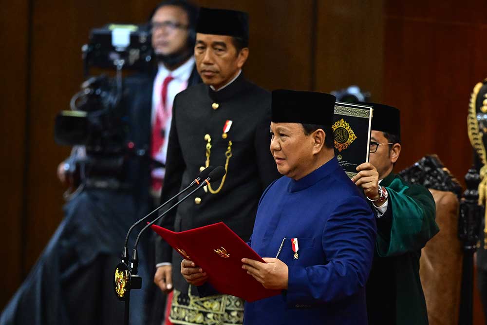  Pidato Perdana di MPR, Prabowo Janji RI Swasembada Pangan 2029