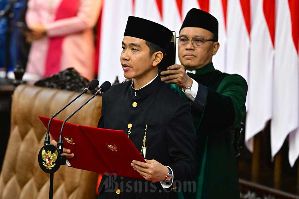  Momen Anak Sulung Jokowi Resmi Dilantik jadi Wakil Presiden Periode 2024-2029