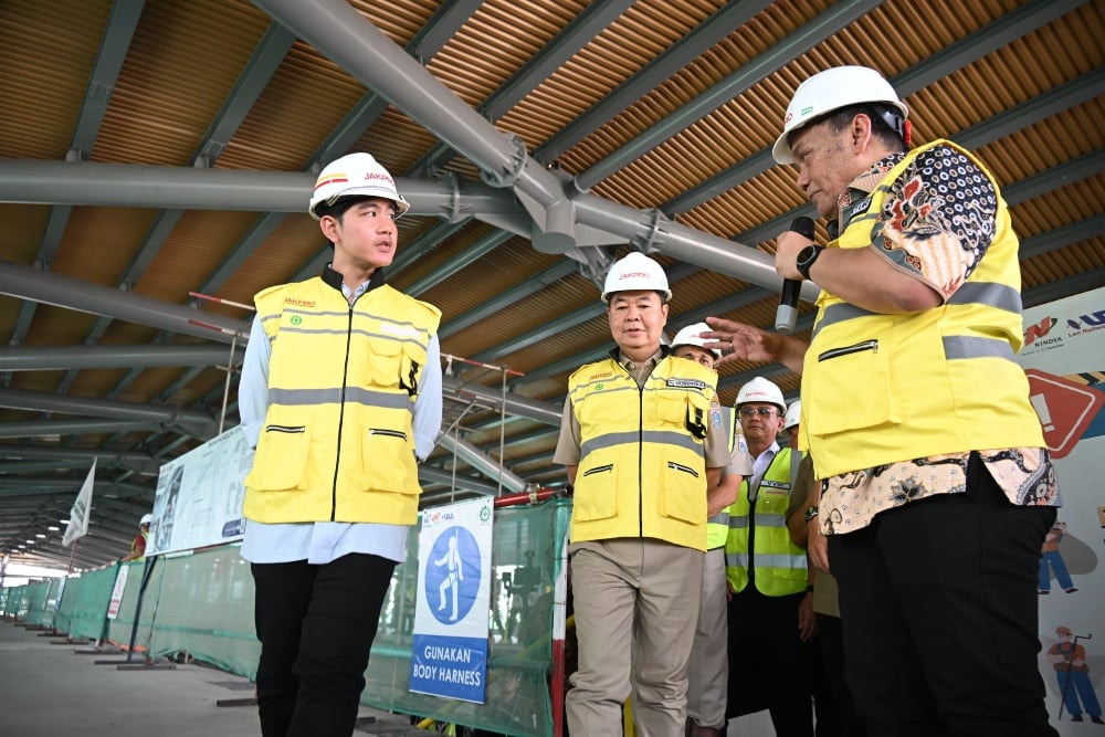  Dua Hari jadi Wapres, Gibran Sat-set Tinjau Proyek LRT Velodrome-Manggarai