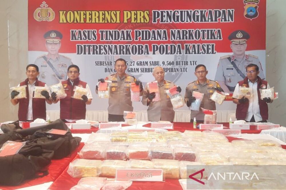  Penyelundupan Sabu-sabu 70,76 Kg ke Banjarmasin Digagalkan, Ini Kronologinya