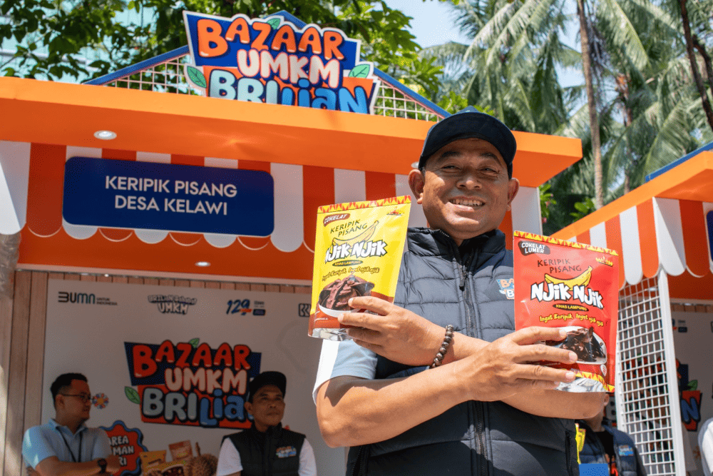  BRI Berdayakan UMKM Keripik Pisang di Bakauheni Lampung