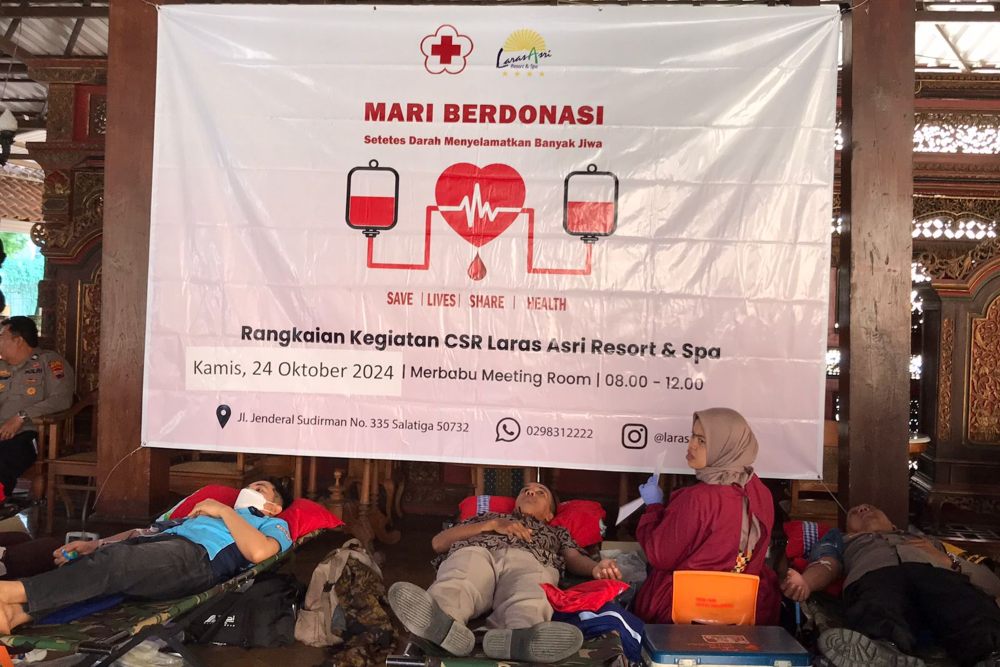  Laras Asri Resort & Spa Gelar Donor Darah, Kumpulkan 80 Kantong
