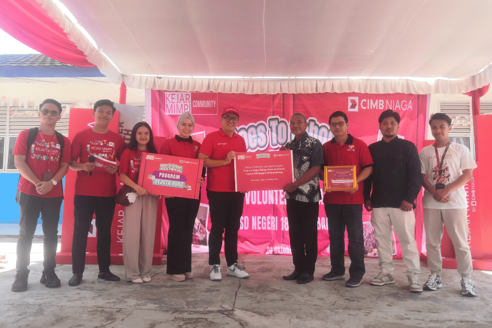  CIMB Niaga Gelar "Kejar Mimpi Goes to School" di SDN 18 Palembang