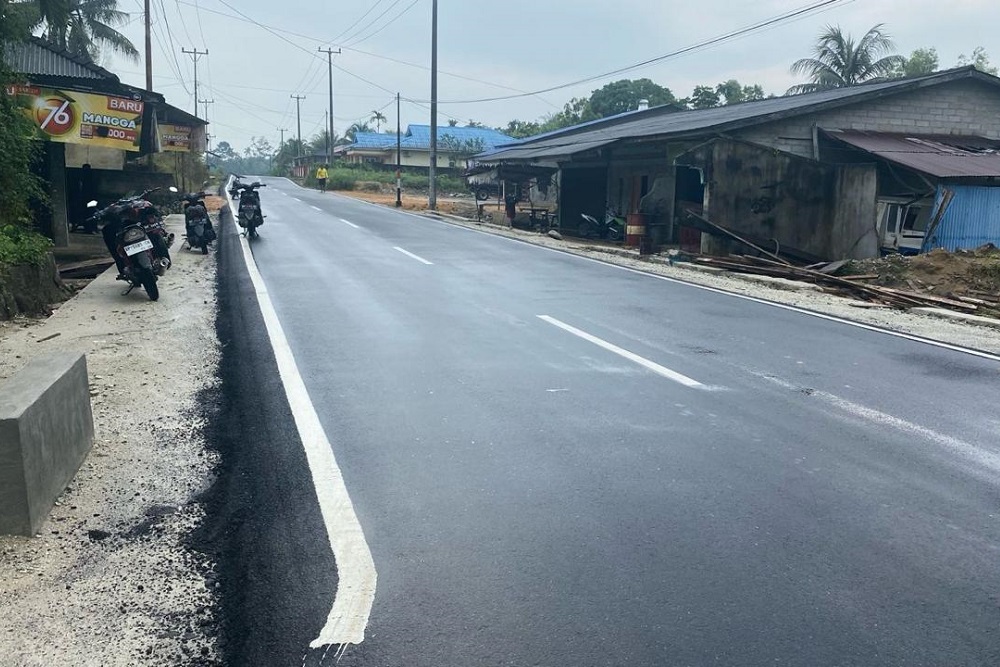  Perkuat Mobilitas Warga, Dua Proyek Jalan Inpres di Kabupaten Karimun Sudah Rampung