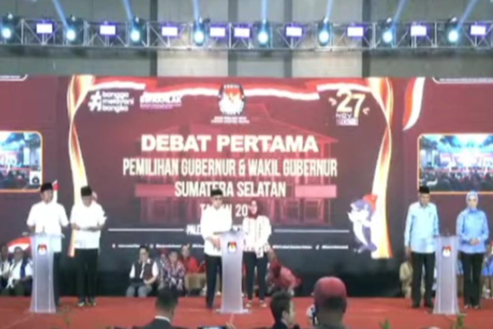  Debat Perdana Cagub Sumsel: Begini Visi Misi Bidang Perekonomian