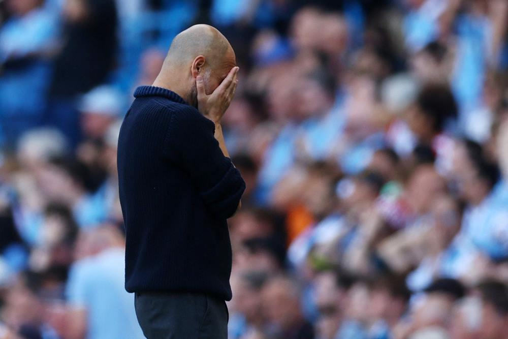 Manajer Manchester City, Pep Guardiola. Prediksi Skor Tottenham vs Manchester City 31 Oktober, Susunan Pemain, H2H/Reuters