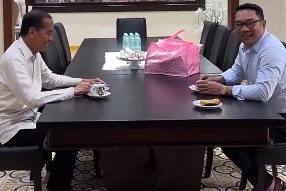  Usai Bertemu Prabowo, RK Sambangi Kediaman Jokowi, ini yang Dicari