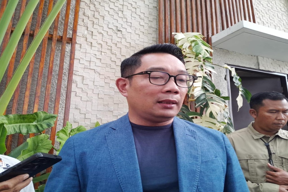 Calon gubernur Jakarta nomor urut 1, Ridwan Kamil saat ditemui di Senayan, Jakarta/Bisnis.com - Laras